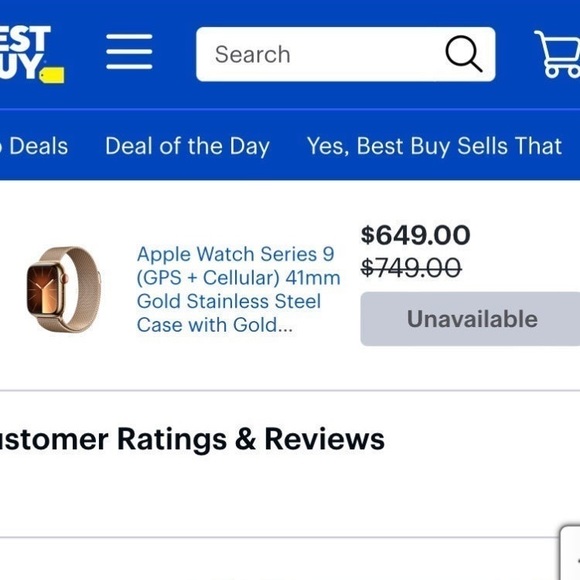 GOLD APPLE WATCH SERIES 8 BRAND NEW NO SCRATCHES AT ALL CRISPY OPEN BOX - Picture 2 of 8